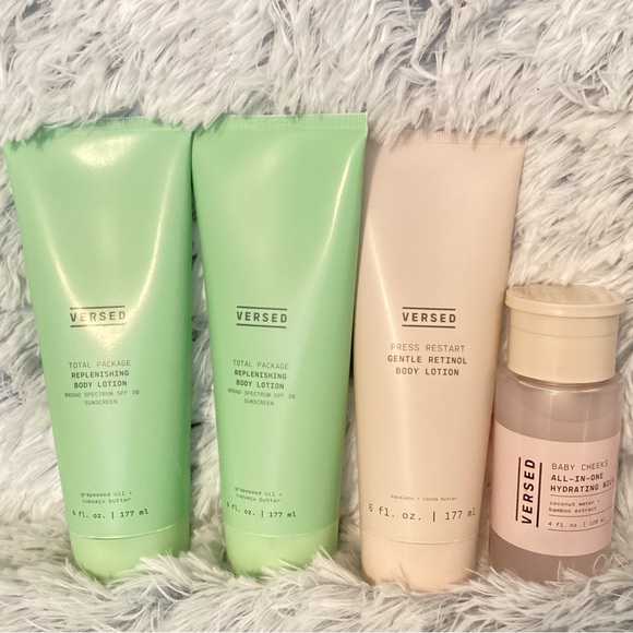 Skincare Versed Hydration 4 Piece Bundle Head to Toe - Picture 1 of 8